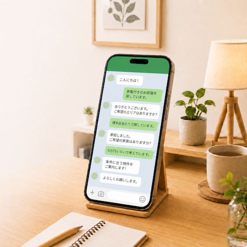 LINEで気軽に相談